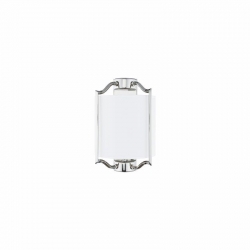 Nowodvorski kinkiet NUNTUCET E14 x 1 Stal chromowana Tkanina Chrom ~220-230 V MAX: 1x40W