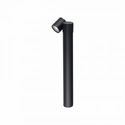 Nowodvorski słupek ogrodowy TUBINGS GU10 x 1 Aluminium lakierowane Szkło Czarny ~220-230 V MAX: 35W