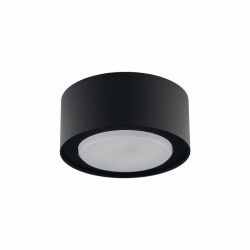 Nowodvorski oprawa natynkowa FLEA GX53 x 1 Stal lakierowana Czarny ~220-230 V MAX: 12W
