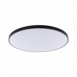 Nowodvorski plafon AGNES ROUND LED LED x 1 Stal lakierowana Tworzywo sztuczne PMMA Czarny ~220-230 V MAX: 32W