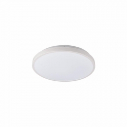 Nowodvorski plafon AGNES ROUND LED LED x 1 Stal lakierowana Tworzywo sztuczne PMMA Biały ~220-230 V MAX: 22W