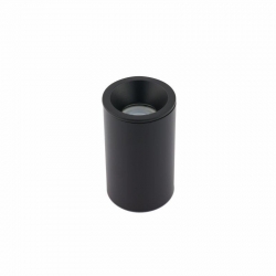 Nowodvorski oprawa natynkowa ALPHA GU10 x 1 Aluminium Szkło Czarny ~220-230 V MAX: 1x15W