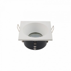 Nowodvorski oprawa wpuszczana DELTA GU10 x 1 Aluminium lakierowane Szkło Biały ~220-230 V MAX: 1x15W