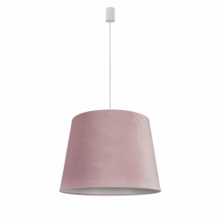 Nowodvorski lampa wisząca CONE L E27 x 1 Aksamit Stal lakierowana Różowy ~220-230 V MAX: 1x60W