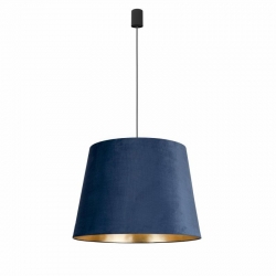Nowodvorski lampa wisząca CONE L E27 x 1 Aksamit Stal lakierowana Granatowo-złoty ~220-230 V MAX: 1x60W