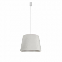 Nowodvorski lampa wisząca CONE M E27 x 1 Aksamit Stal lakierowana Kremowy ~220-230 V MAX: 1x60W