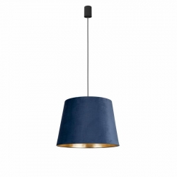 Nowodvorski lampa wisząca CONE M E27 x 1 Aksamit Stal lakierowana Granatowo-złoty ~220-230 V MAX: 1x60W