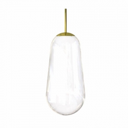 Nowodvorski Cameleon CAMELEON PEAR L x 0 Szkło Stal mosiądzowana Transparentny