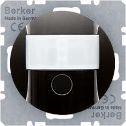HAGER POLO Berker R.1/R.3 czujnik ruchu czarny 85121100+85341131