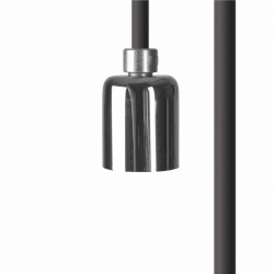 Nowodvorski Cameleon CAMELEON CABLE GU10 5 M GU10 x 1 Tworzywo sztuczne Stal chromowana Czarny ~250 V MAX: 1x10W only LED