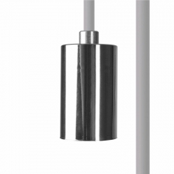 Nowodvorski Cameleon CAMELEON CABLE E27 3,5 M E27 x 1 Tworzywo sztuczne Stal chromowana Biały ~250 V MAX: 1x40W