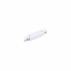 Nowodvorski system konfigurowalny CTLS POWER STRAIGHT CONNECTOR x 0 Tworzywo sztuczne Miedź Biały ~220-230 V MAX: 16A, 3,7kVA