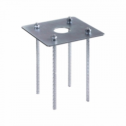 Nowodvorski A PATHWAY FOUNDATION KIT Stal Srebrny