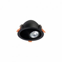 Nowodvorski oprawa wpuszczana DOT GU10 x 1 Stal lakierowana Czarny ~220-230 V MAX: 10W only LED