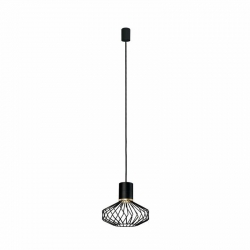 Nowodvorski lampa wisząca PICO GU10 x 1 Stal lakierowana Stal mosiądzowana Czarny ~220-230 V MAX: 1x35W