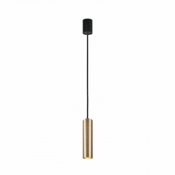 Nowodvorski lampa wisząca EYE M GU10 x 1 Lity mosiądz Stal lakierowana Mosiądz ~220-230 V MAX: 1x10W only LED
