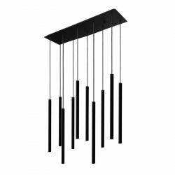 Nowodvorski lampa wisząca LASER 490 G9 x 10 Stal lakierowana Czarny ~220-230 V MAX: 10x10W only LED