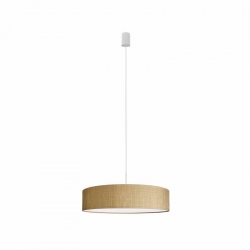 Nowodvorski lampa wisząca TURDA E27 x 3 Tkanina Tworzywo sztuczne Złoty ~220-230 V MAX: 3x25W only LED