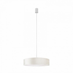 Nowodvorski lampa wisząca LAGUNA E27 x 3 Aksamit Tworzywo sztuczne Kremowy ~220-230 V MAX: 3x25W only LED