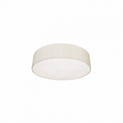 Nowodvorski plafon TURDA E27 x 3 Tkanina Tworzywo sztuczne Biały ~220-230 V MAX: 3x25W only LED