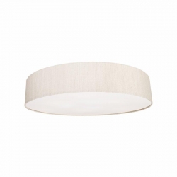 Nowodvorski plafon TURDA E27 x 7 Tkanina Tworzywo sztuczne Biały ~220-230 V MAX: 7x25W only LED