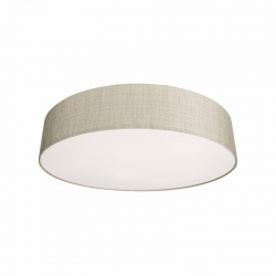 Nowodvorski plafon TURDA E27 x 7 Tkanina Tworzywo sztuczne Szary ~220-230 V MAX: 7x25W only LED
