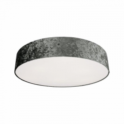 Nowodvorski plafon CROCO E27 x 9 Aksamit Tworzywo sztuczne Szary ~220-230 V MAX: 9x25W only LED
