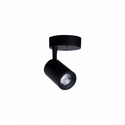Nowodvorski oprawa natynkowa IRIS LED LED x 1 Aluminium lakierowane Tworzywo sztuczne Czarny ~220-230 V MAX: 7W