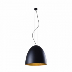 Nowodvorski lampa wisząca EGG L E27 x 5 Kompozyt Stal lakierowana Czarny ~220-230 V MAX: 5x40W