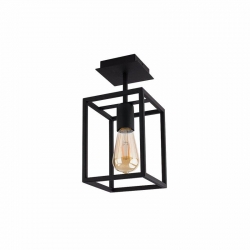 Nowodvorski oprawa przysufitowa CRATE E27 x 1 Stal lakierowana Czarny ~220-230 V MAX: 1x60W