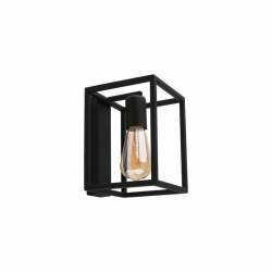 Nowodvorski kinkiet CRATE E27 x 1 Stal lakierowana Czarny ~220-230 V MAX: 1x60W