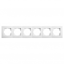 Panasonic LINNERA S Ramka 6-krotna biały połysk 91480006