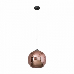 Nowodvorski lampa wisząca POLARIS E27 x 1 Szkło metalizowane Stal lakierowana Miedź ~220-230 V MAX: 1x60W
