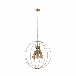 Nowodvorski lampa wisząca BULLET E27 x 3 Stal lakierowana Złoty ~220-230 V MAX: 3x60W