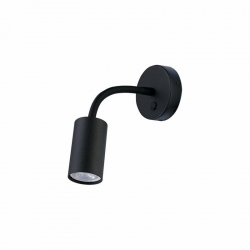 Nowodvorski oprawa natynkowa EYE FLEX S GU10 x 1 Stal lakierowana Peszel Czarny ~220-230 V MAX: 1x10W only LED