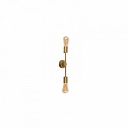 Nowodvorski kinkiet regulowany STICKS E27 x 2 Stal lakierowana Złoty ~220-230 V MAX: 2x60W