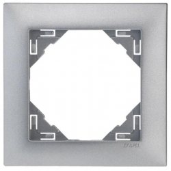 EFAPEL LOGUS 90 Ramka pojedyncza aluminium