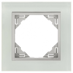 EFAPEL LOGUS 90 Ramka pojedyncza szkło / aluminium