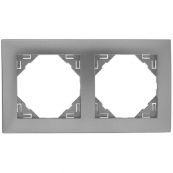 EFAPEL LOGUS 90 Ramka podwójna aluminium