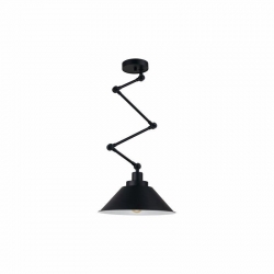 Nowodvorski oprawa przysufitowa PANTOGRAPH E27 x 1 Stal lakierowana Czarny ~220-230 V MAX: 1x60W