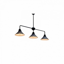 Nowodvorski oprawa przysufitowa CRAFT E27 x 3 Stal lakierowana Czarny ~220-230 V MAX: 3x60W