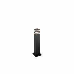 Nowodvorski słupek ogrodowy OIR E27 x 1 Aluminium lakierowane Tworzywo sztuczne PC Czarny ~220-230 V MAX: 1x40W