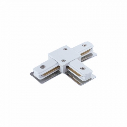 Nowodvorski NOV1F2T PROFILE T CONNECTOR x 0 Tworzywo sztuczne PC Stal Biały ~220-230 V
