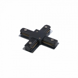Nowodvorski NOV1F2T PROFILE X CONNECTOR x 0 Tworzywo sztuczne PC Stal Czarny ~220-230 V