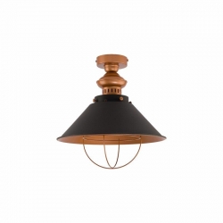 Nowodvorski oprawa przysufitowa GARRET E27 x 1 Stal lakierowana Czekoladowy ~220-230 V MAX: 1x60W