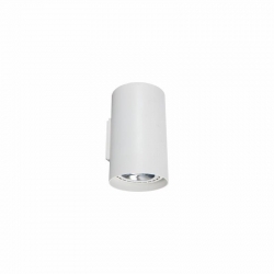 Nowodvorski kinkiet TUBE GU10 ES111 x 2 Aluminium lakierowane Biały ~220-230 V MAX: 2x75W