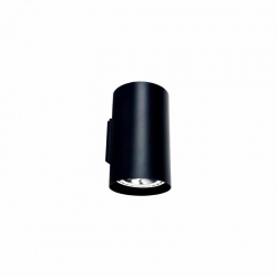 Nowodvorski kinkiet TUBE GU10 ES111 x 2 Aluminium lakierowane Czarny ~220-230 V MAX: 2x75W