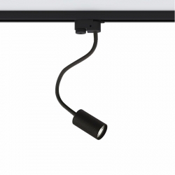 Nowodvorski NOV1F2T PROFILE EYE FLEX GU10 x 1 Stal lakierowana Peszel Czarny ~220-230 V MAX: 1x10W only LED