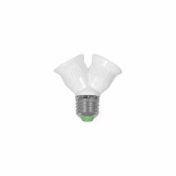 Nowodvorski A DUPLEX E27 x 2 Tworzywo sztuczne PC Biały ~250 V MAX: 2x40W