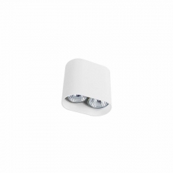 Nowodvorski oprawa natynkowa PAG GU10 x 2 Aluminium lakierowane Biały ~220-230 V MAX: 2x35W